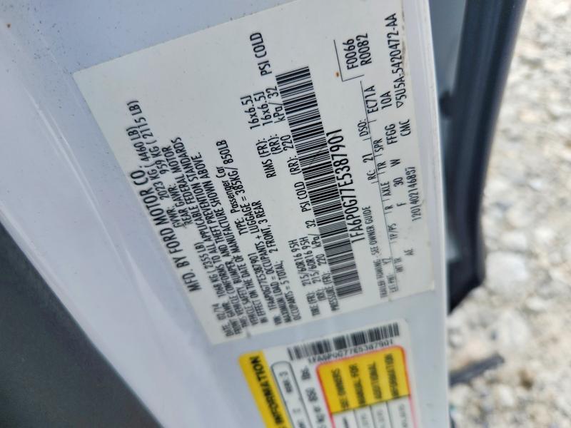 2014 Ford Fusion მანქანა იყიდება აუქციონზე, vin: 1FA6P0G77E5387901, აუქციონის ნომერი: 57411176