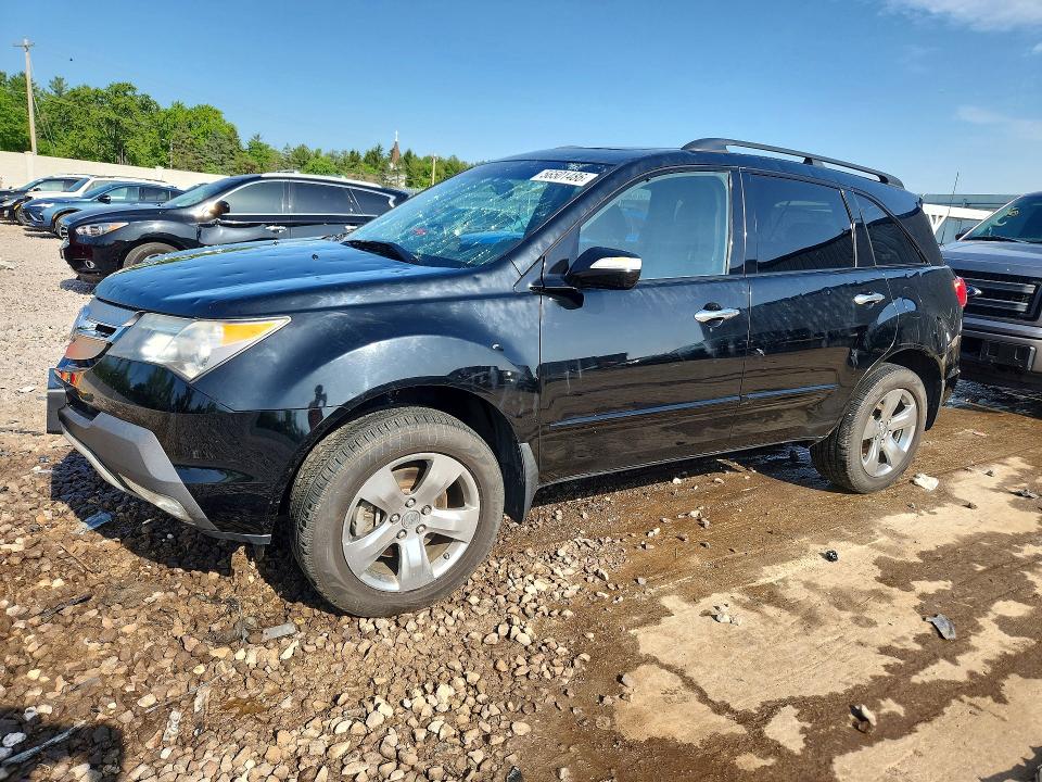 56501486 :رقم المزاد ، 2HNYD28849H503658 vin ، 2009 Acura Mdx مزاد بيع