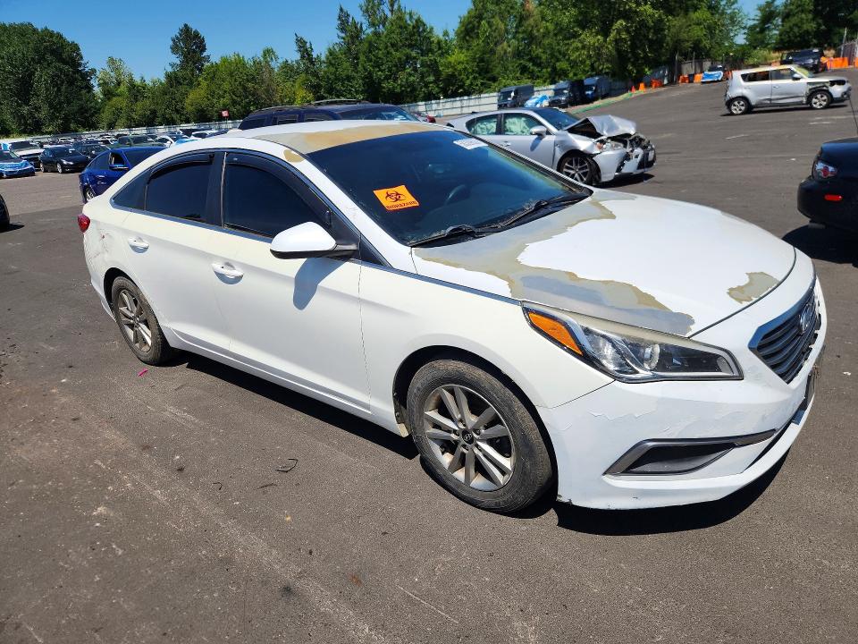 2017 Hyundai Sonata მანქანა იყიდება აუქციონზე, vin: 5NPE24AF1HH485046, აუქციონის ნომერი: 58309636