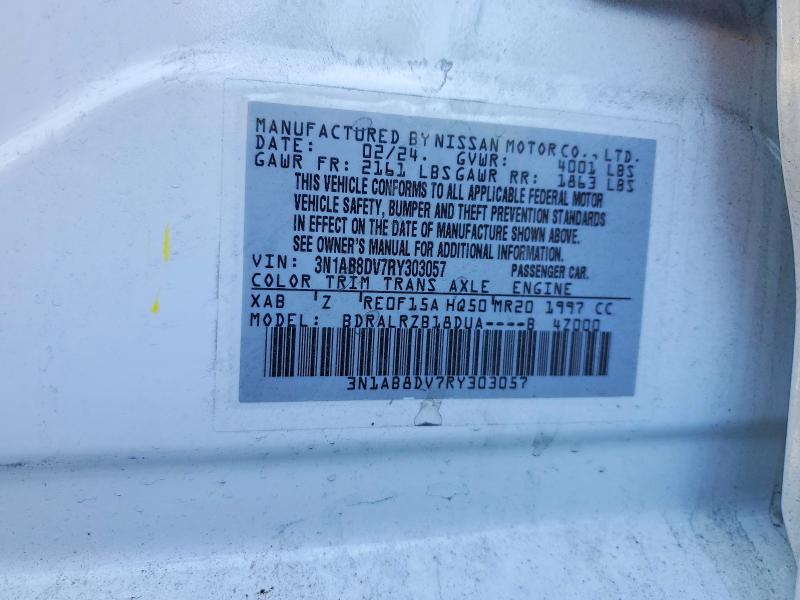 Aukcja sprzedaży 2024 Nissan Sentra, vin: 3N1AB8DV7RY303057, numer aukcji: 54891686