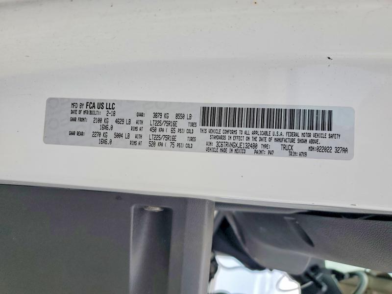 Продажа на аукционе авто 2018 Ram Promaster 1500, vin: 3C6TRVNGXJE132480, номер лота: 55534186