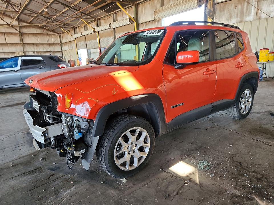 Продаж на аукціоні авто 2018 Jeep Renegade, vin: ZACCJBBB9JPJ08680, номер лоту: 56128926
