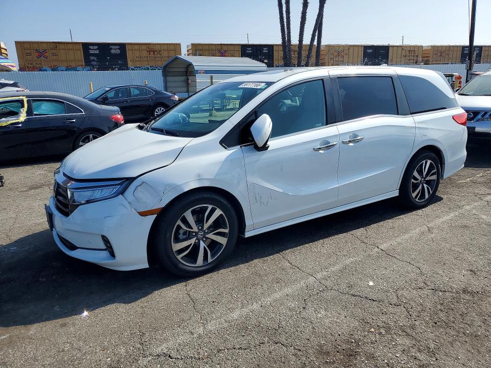 56177166 :رقم المزاد ، 5FNRL6H88PB043802 vin ، 2023 Honda Odyssey مزاد بيع