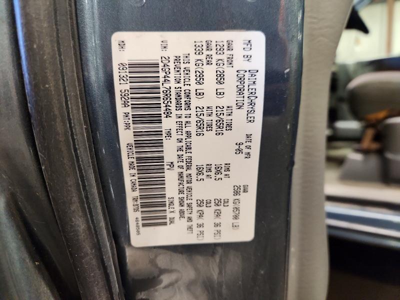 Продаж на аукціоні авто 2006 Dodge Grand Caravan, vin: 2D4GP44L76R654484, номер лоту: 55496076