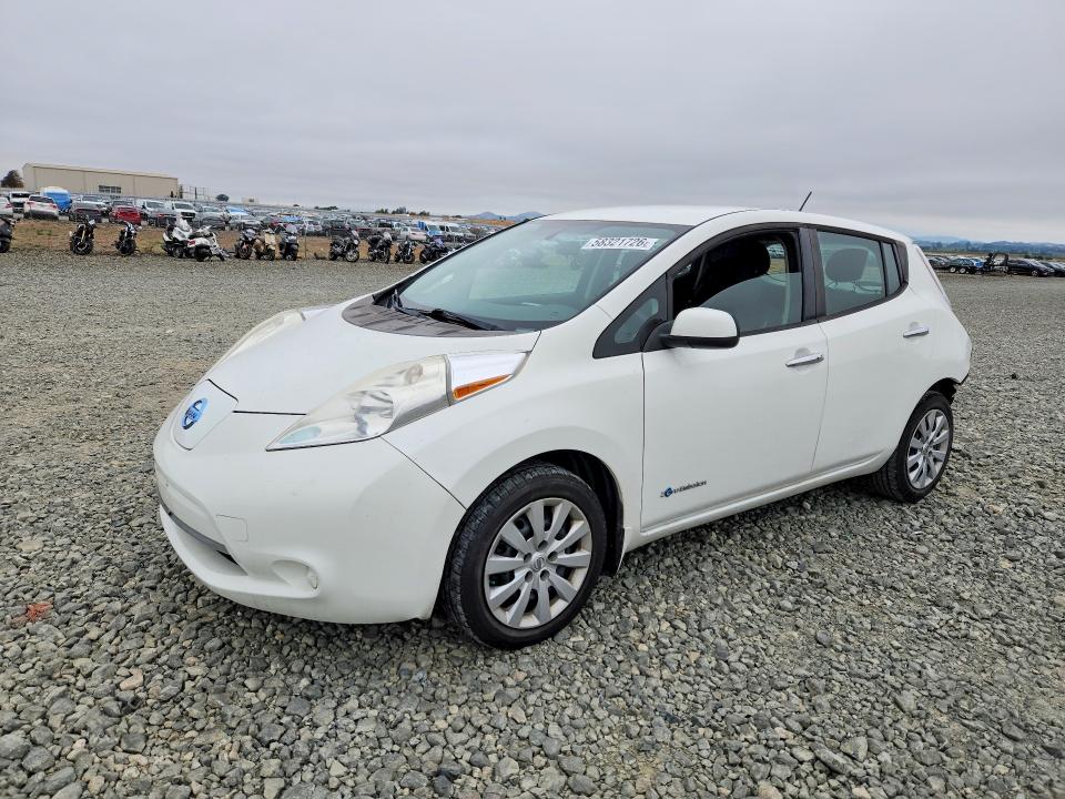58321726 :رقم المزاد ، 1N4AZ0CP4GC301971 vin ، 2016 Nissan Leaf مزاد بيع