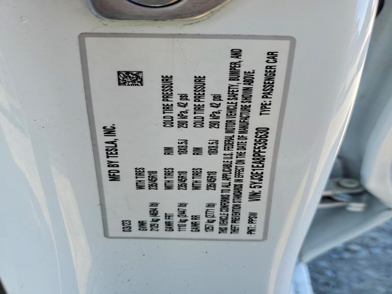 Продажа на аукционе авто 2023 Tesla Model 3, vin: 5YJ3E1EA8PF535630, номер лота: 57214296