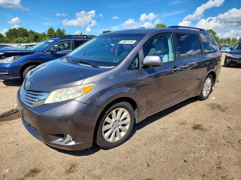 2012 Toyota Sienna მანქანა იყიდება აუქციონზე, vin: 5TDDK3DCXCS030190, აუქციონის ნომერი: 58561416