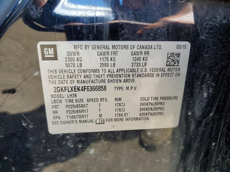 Aukcja sprzedaży 2015 Gmc Terrain, vin: 2GKFLXEK4F6366858, numer aukcji: 57547346