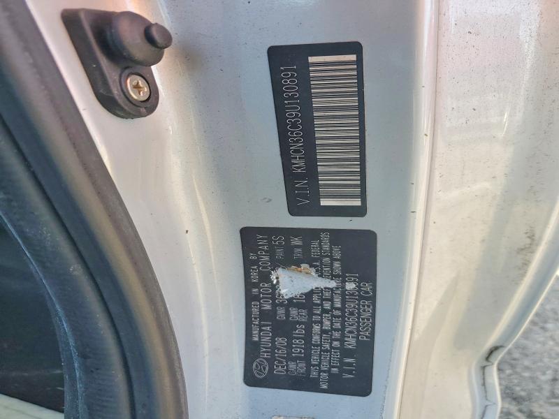 55703656 :رقم المزاد ، KMHCN36C39U130891 vin ، 2009 Hyundai Accent مزاد بيع