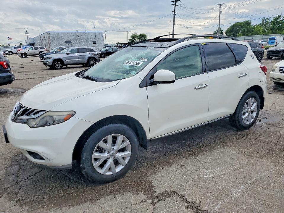 2012 Nissan Murano მანქანა იყიდება აუქციონზე, vin: JN8AZ1MW2CW202133, აუქციონის ნომერი: 58428856
