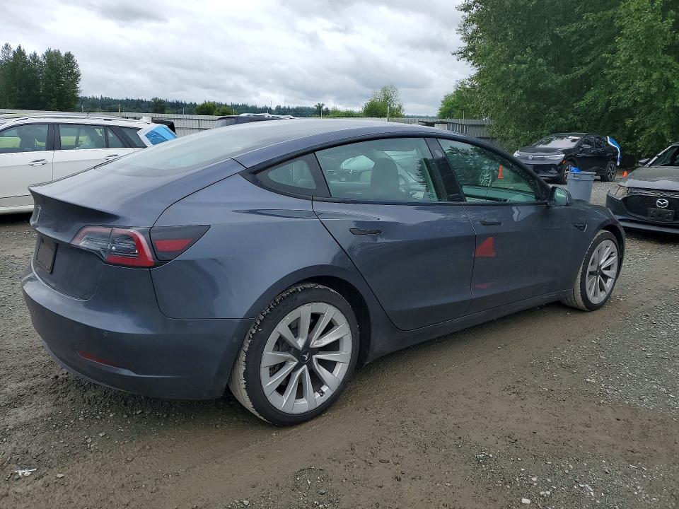 Продажа на аукционе авто 2022 Tesla Model 3, vin: 5YJ3E1EA8NF369347, номер лота: 56312256
