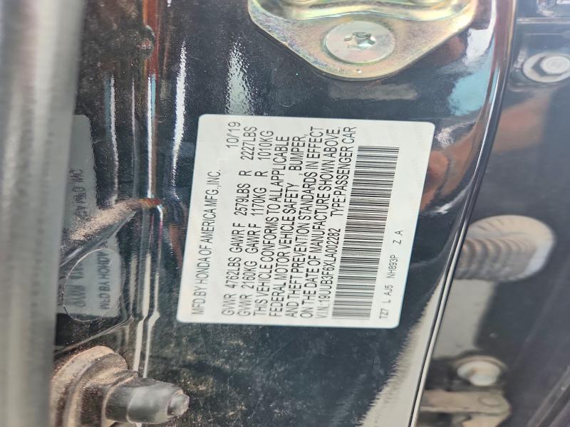 Aukcja sprzedaży 2020 Acura Tlx, vin: 19UUB3F6XLA002282, numer aukcji: 56228096