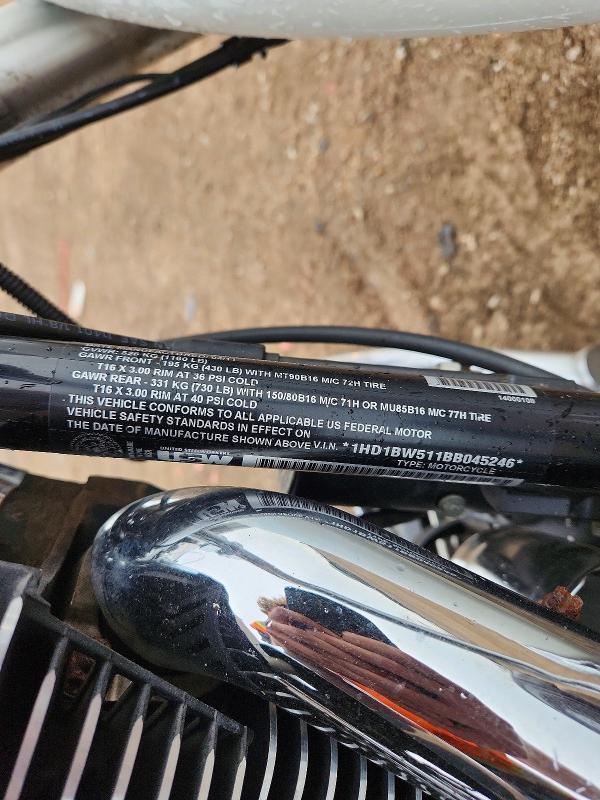 2011 Harley-davidson Flstc მანქანა იყიდება აუქციონზე, vin: 1HD1BW511BB045246, აუქციონის ნომერი: 56061336