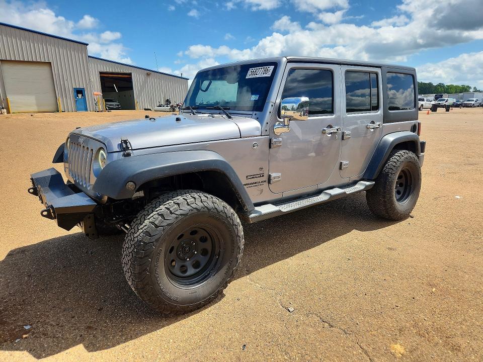 2014 Jeep Wrangler Unlimited მანქანა იყიდება აუქციონზე, vin: 1C4HJWDG8EL187889, აუქციონის ნომერი: 56827786