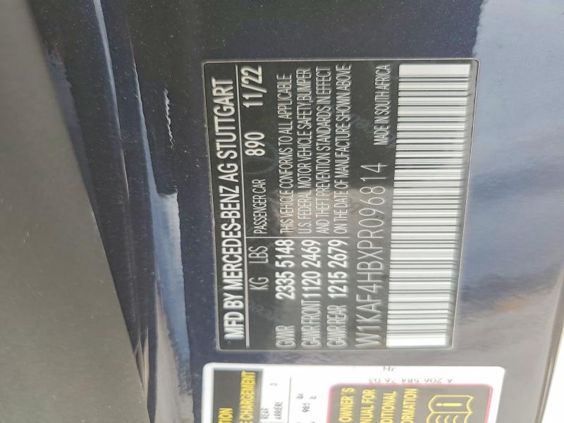 Aukcja sprzedaży 2023 Mercedes-benz C, vin: W1KAF4HBXPR096814, numer aukcji: 58866776