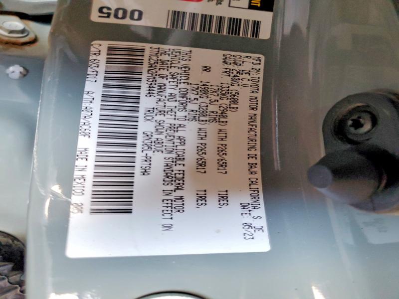 2023 Toyota Tacoma მანქანა იყიდება აუქციონზე, vin: 3TMCZ5AN2PM594446, აუქციონის ნომერი: 58395896