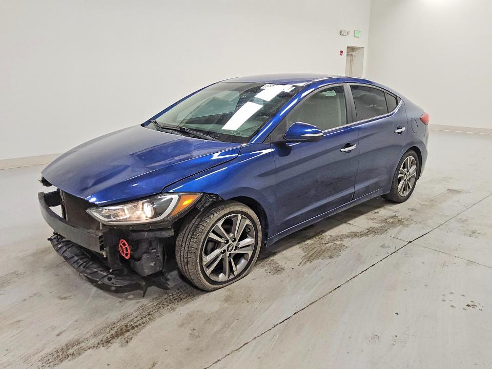55168036 :رقم المزاد ، 5NPD84LF7HH151160 vin ، 2017 Hyundai Elantra مزاد بيع