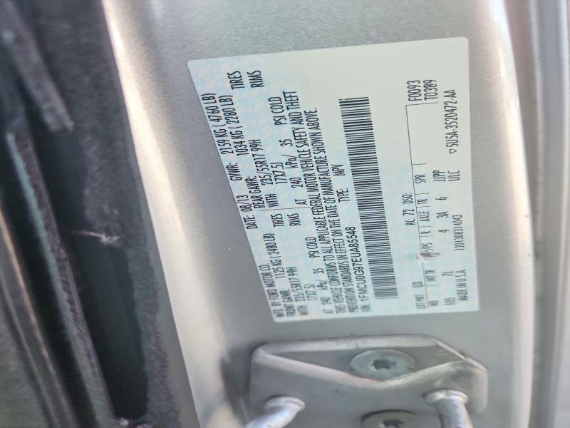 Продаж на аукціоні авто 2014 Ford Escape, vin: 1FMCU0G97EUA85548, номер лоту: 57241156