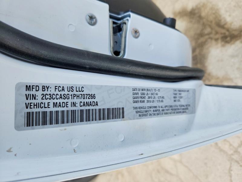 Продажа на аукционе авто 2023 Chrysler 300, vin: 2C3CCASG1PH707266, номер лота: 57940946