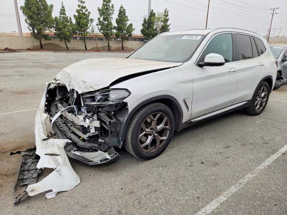 Aukcja sprzedaży 2022 Bmw X3, vin: 5UX43DP01N9K73942, numer aukcji: 57966016