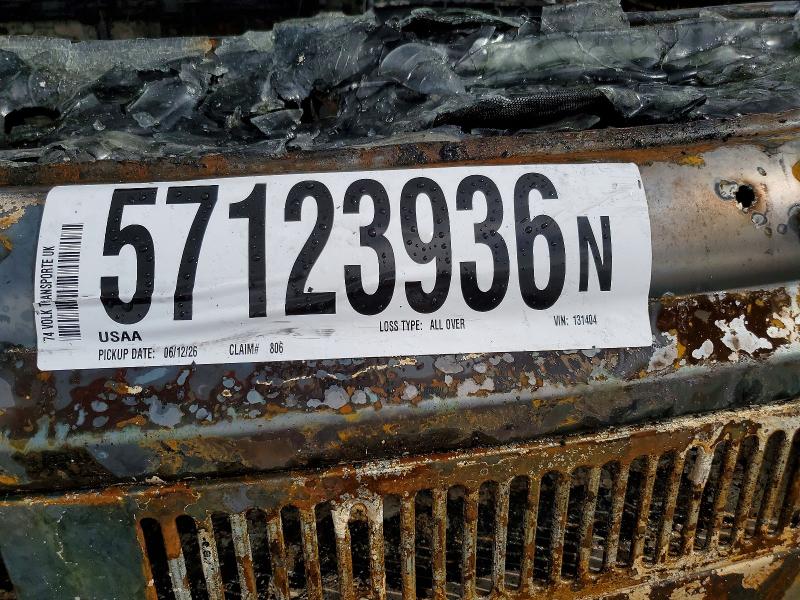 Aukcja sprzedaży 1974 Volkswagen Transporter, vin: AZ403519, numer aukcji: 57123936
