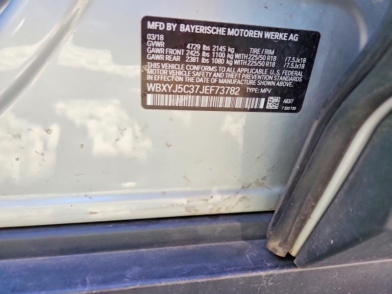 Продажа на аукционе авто 2018 Bmw X2, vin: WBXYJ5C37JEF73782, номер лота: 57118656
