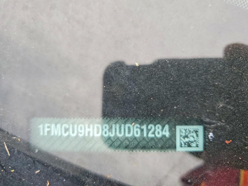 2018 Ford Escape მანქანა იყიდება აუქციონზე, vin: 1FMCU9HD8JUD61284, აუქციონის ნომერი: 55390726