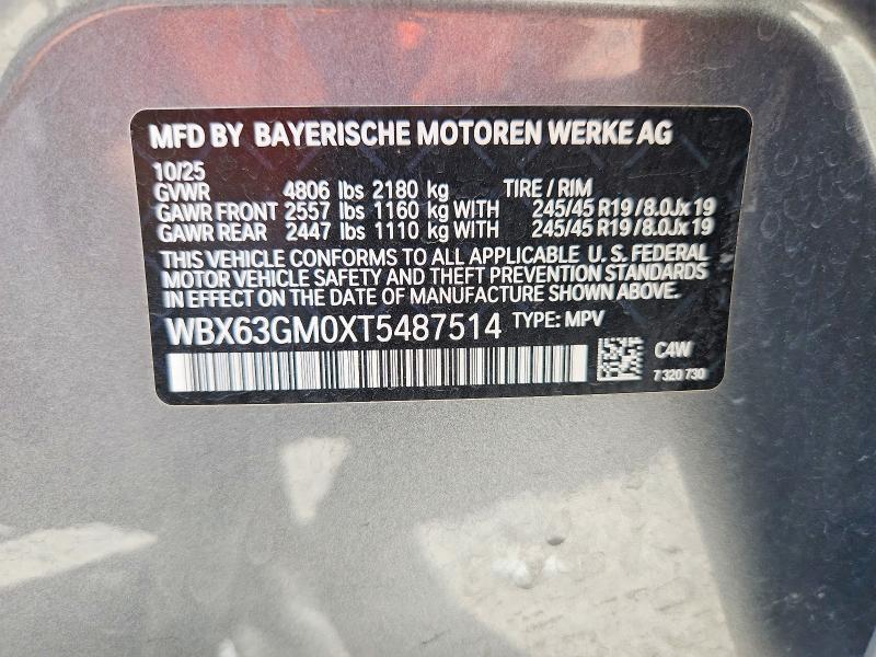 Продажа на аукционе авто 2026 Bmw X2, vin: WBX63GM0XT5487514, номер лота: 57252166