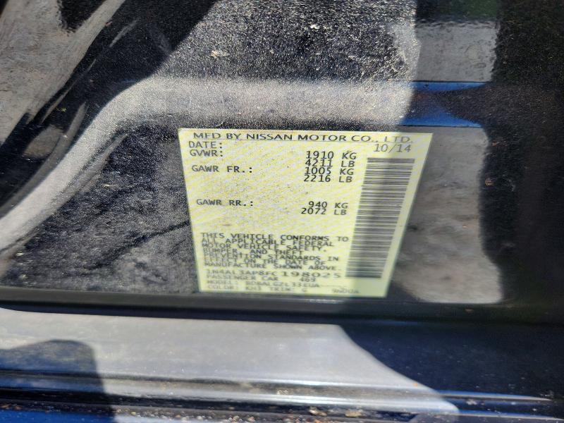 Aukcja sprzedaży 2015 Nissan Altima, vin: 1N4AL3AP8FC198025, numer aukcji: 55437206