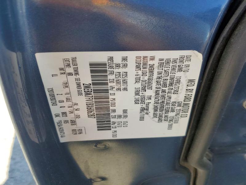 2011 Mercury Grand Marquis მანქანა იყიდება აუქციონზე, vin: 2MEBM7FV1BX606287, აუქციონის ნომერი: 55736156