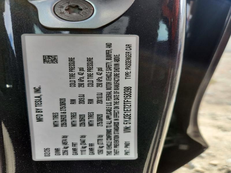 Продаж на аукціоні авто 2026 Tesla Model 3, vin: 5YJ3E1ET2TF158398, номер лоту: 95586165