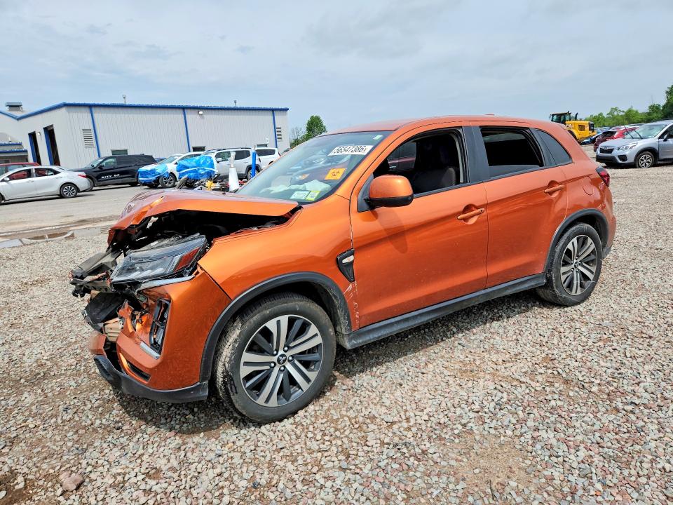 2021 Mitsubishi Outlander Sport მანქანა იყიდება აუქციონზე, vin: JA4ARUAU0MU004805, აუქციონის ნომერი: 56547386