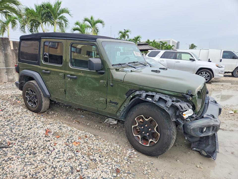 2021 Jeep Wrangler Unlimited მანქანა იყიდება აუქციონზე, vin: 1C4HJXDN6MW714541, აუქციონის ნომერი: 58626276