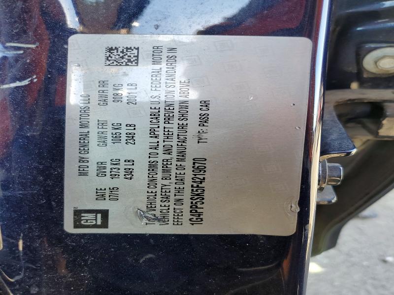 Продаж на аукціоні авто 2015 Buick Verano, vin: 1G4PP5SK5F4219670, номер лоту: 55758276