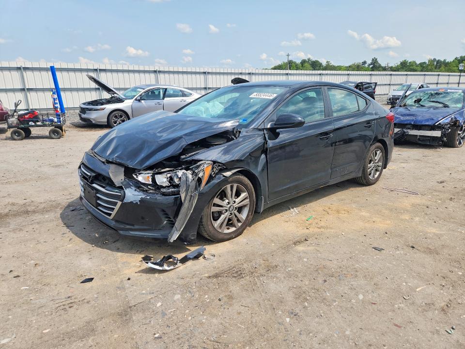 Продаж на аукціоні авто 2018 Hyundai Elantra, vin: KMHD84LF4JU449298, номер лоту: 58824446
