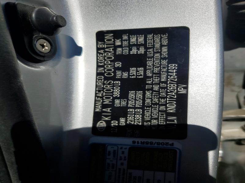 Продажа на аукционе авто 2011 Kia Soul, vin: KNDJT2A26B7264499, номер лота: 56679536