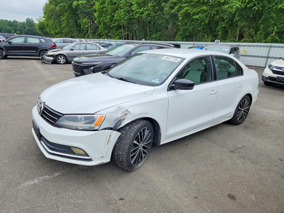 Auction sale of the 2015 Volkswagen Jetta, vin: 3VWD17AJ3FM203806, lot number: 56437736