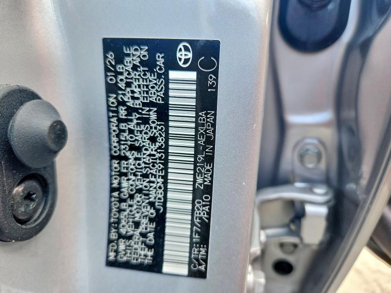 56661816 :رقم المزاد ، JTDBCMFE9T3138231 vin ، 2026 Toyota Corolla Hybrid مزاد بيع
