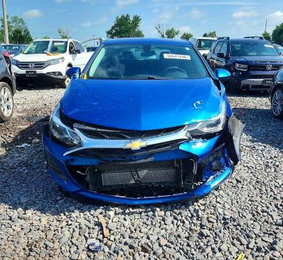Продажа на аукционе авто 2019 Chevrolet Cruze, vin: 3G1BE6SM0KS627833, номер лота: 58841436
