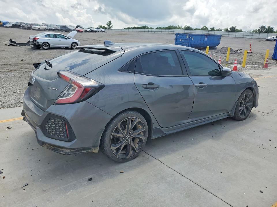 55298936 :رقم المزاد ، SHHFK7H40KU224876 vin ، 2019 Honda Civic مزاد بيع