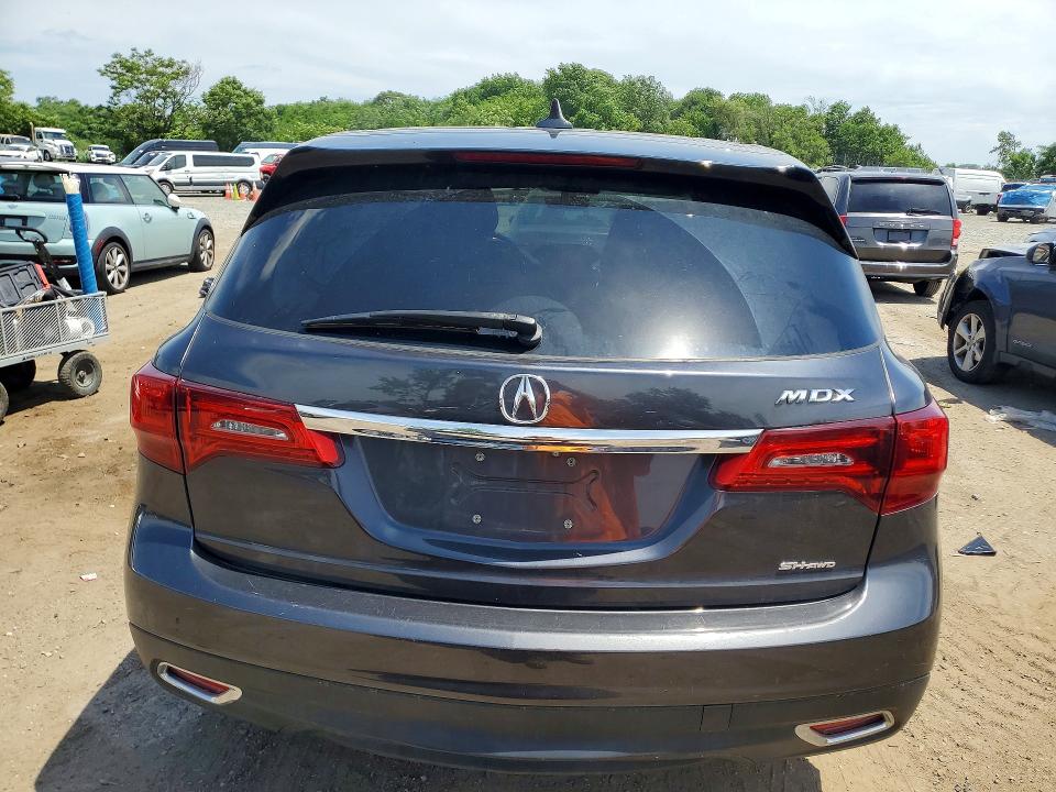 Продаж на аукціоні авто 2016 Acura Mdx, vin: 5FRYD4H68GB053742, номер лоту: 57442746