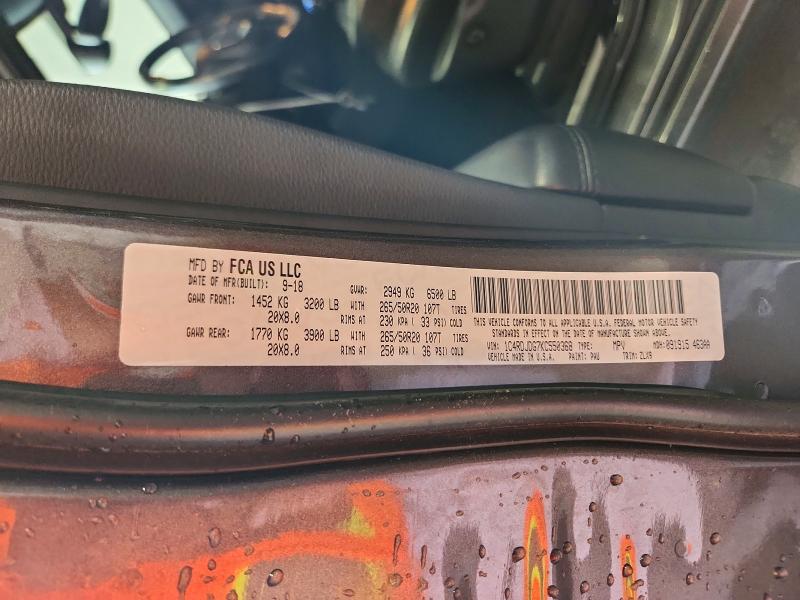 Продаж на аукціоні авто 2019 Dodge Durango, vin: 1C4RDJDG7KC550368, номер лоту: 55472386