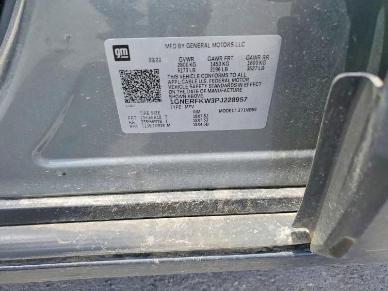 56829256 :رقم المزاد ، 1GNERFKW3PJ228957 vin ، 2023 Chevrolet Traverse مزاد بيع
