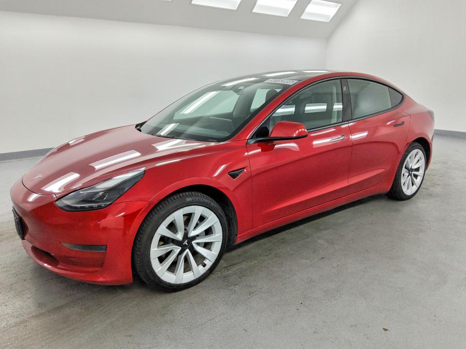2022 Tesla Model 3 მანქანა იყიდება აუქციონზე, vin: 5YJ3E1EA7NF304568, აუქციონის ნომერი: 58153986