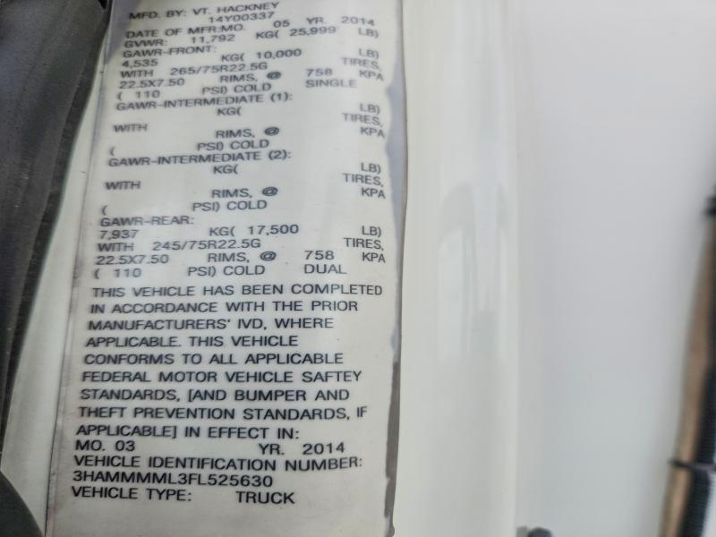 Продажа на аукционе авто 2015 International 4300, vin: 3HAMMMML3FL525630, номер лота: 55916576