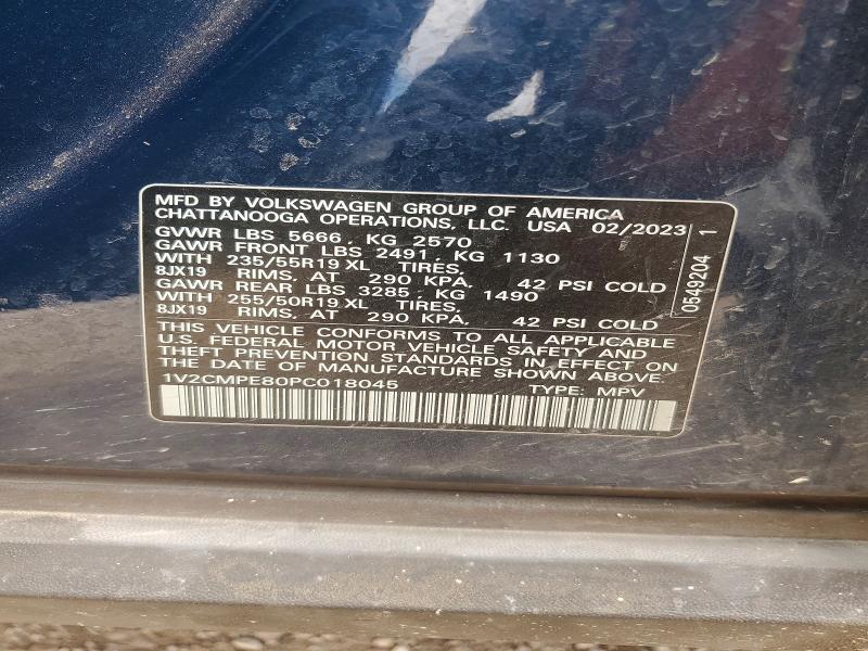 Auction sale of the 2023 Volkswagen Id.4, vin: 1V2CMPE80PC018045, lot number: 55638966