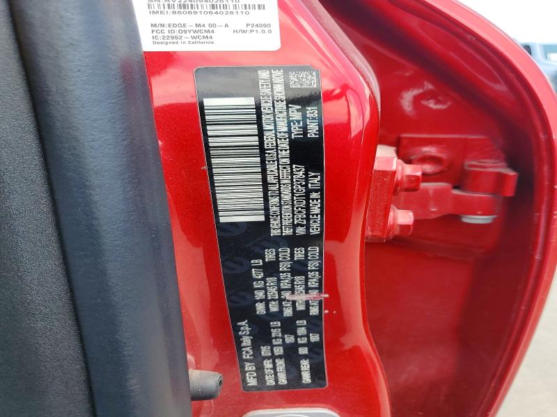 57825356 :رقم المزاد ، ZFBCFXDT1GP378437 vin ، 2016 Fiat 500x مزاد بيع