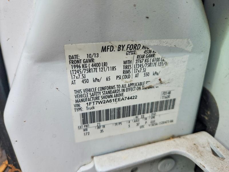 Aukcja sprzedaży 2014 Ford F250, vin: 1FT7W2A61EEA74422, numer aukcji: 55845536
