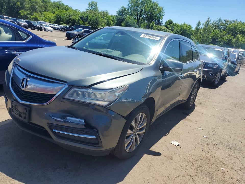 Продажа на аукционе авто 2015 Acura Mdx, vin: 5FRYD4H49FB011819, номер лота: 53795506