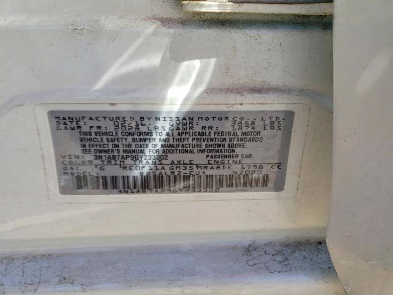 Продажа на аукционе авто 2016 Nissan Sentra, vin: 3N1AB7AP9GY233302, номер лота: 58251596